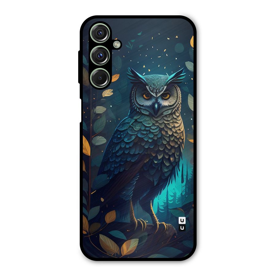 The Cunning Owl Metal Back Case for Galaxy F34