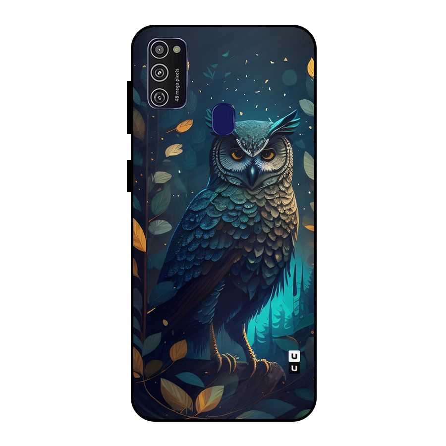 The Cunning Owl Metal Back Case for Galaxy M30s
