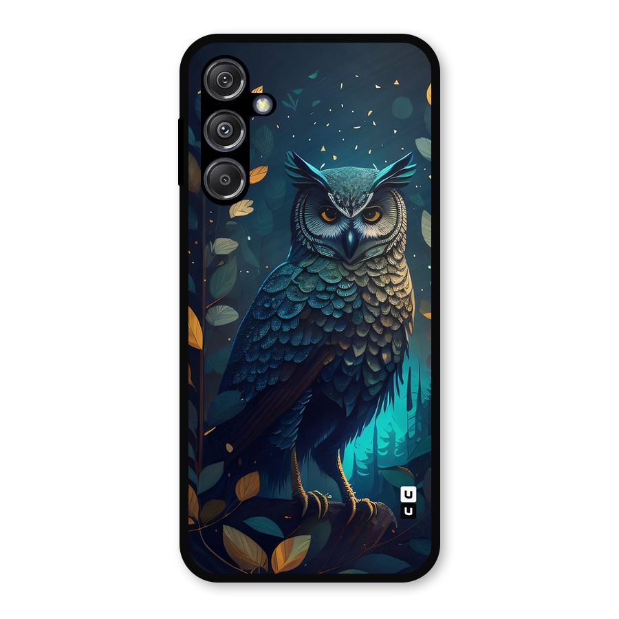 The Cunning Owl Metal Back Case for Galaxy M34 5G