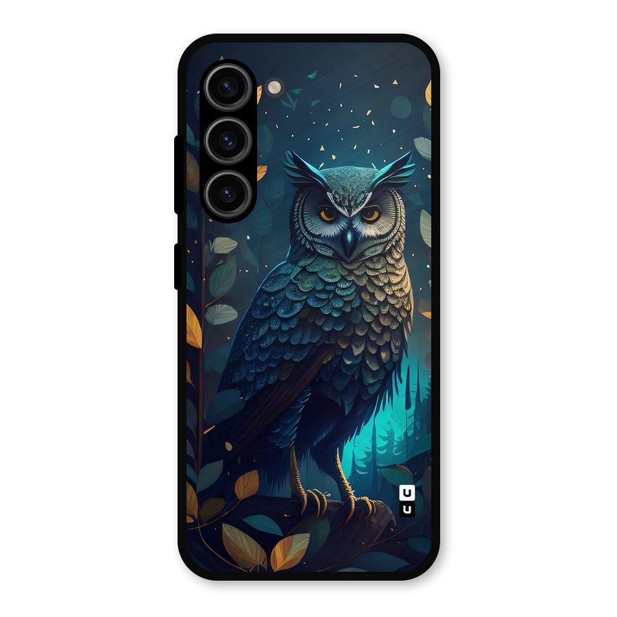 The Cunning Owl Metal Back Case for Galaxy S23