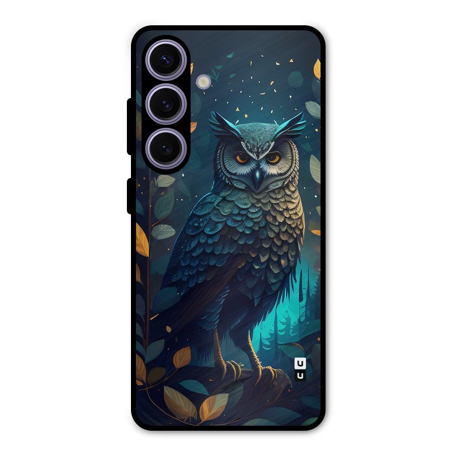 The Cunning Owl Metal Back Case for Galaxy S24