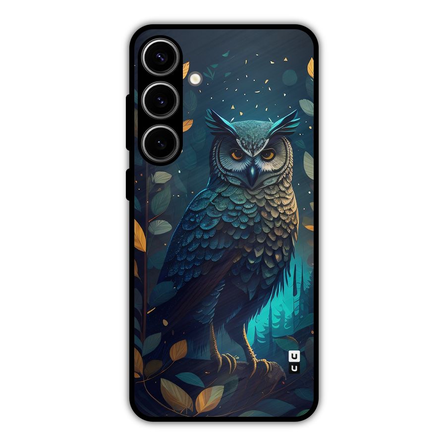 The Cunning Owl Metal Back Case for Galaxy S24 Plus