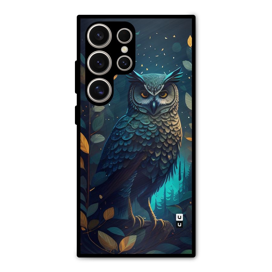 The Cunning Owl Metal Back Case for Galaxy S24 Ultra