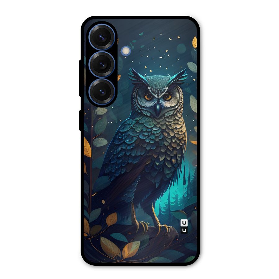 The Cunning Owl Metal Back Case for Galaxy S25