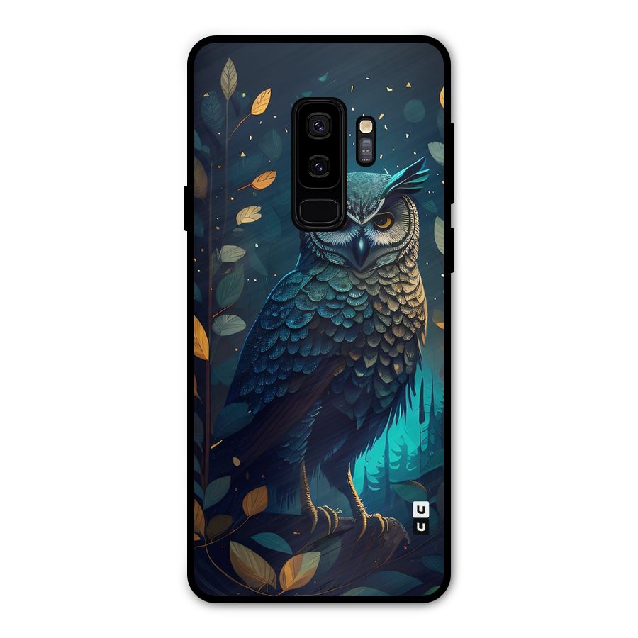 The Cunning Owl Metal Back Case for Galaxy S9 Plus