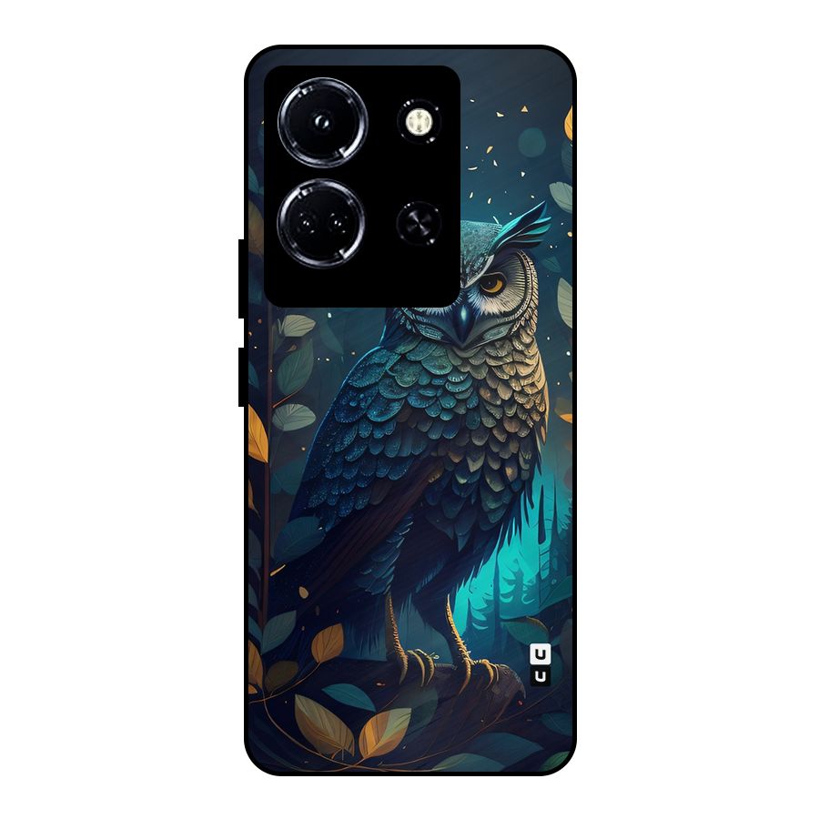 The Cunning Owl Metal Back Case for Infinix Note 30 5G