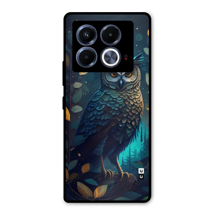 The Cunning Owl Metal Back Case for Infinix Note 40 5G