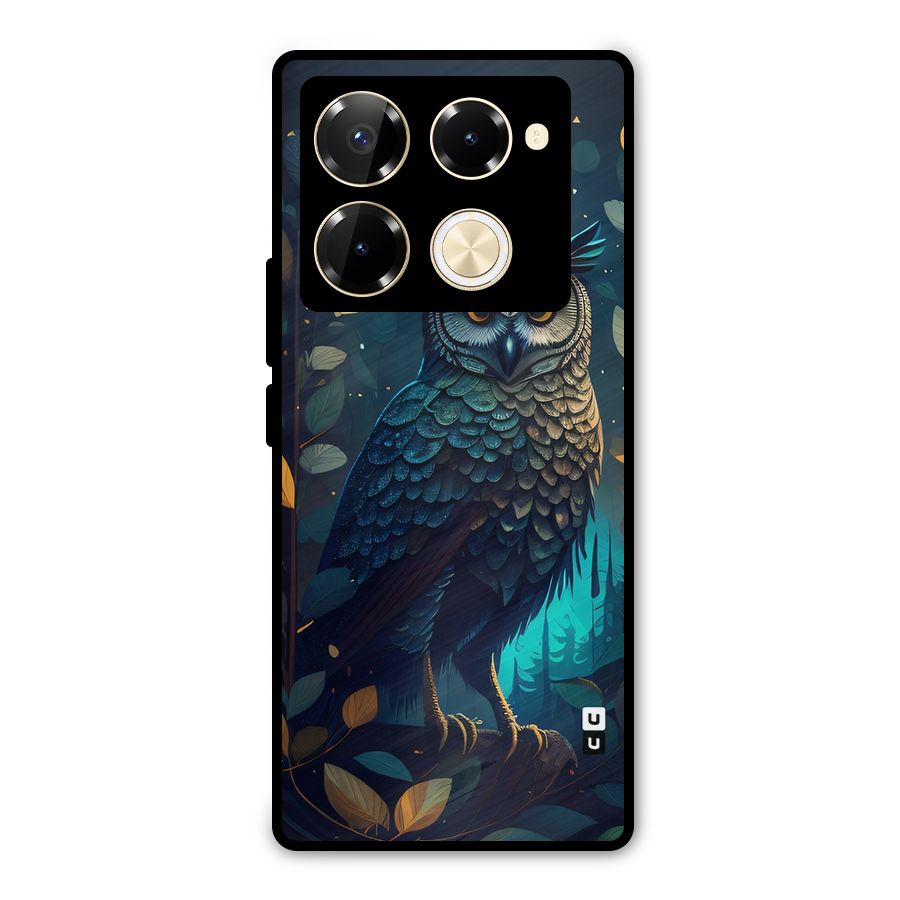 The Cunning Owl Metal Back Case for Infinix Note 40 Pro Plus