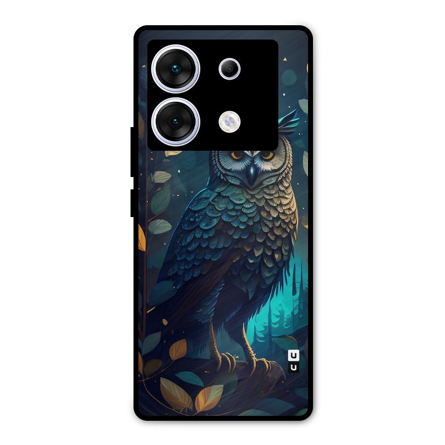 The Cunning Owl Metal Back Case for Infinix Zero 30 5G