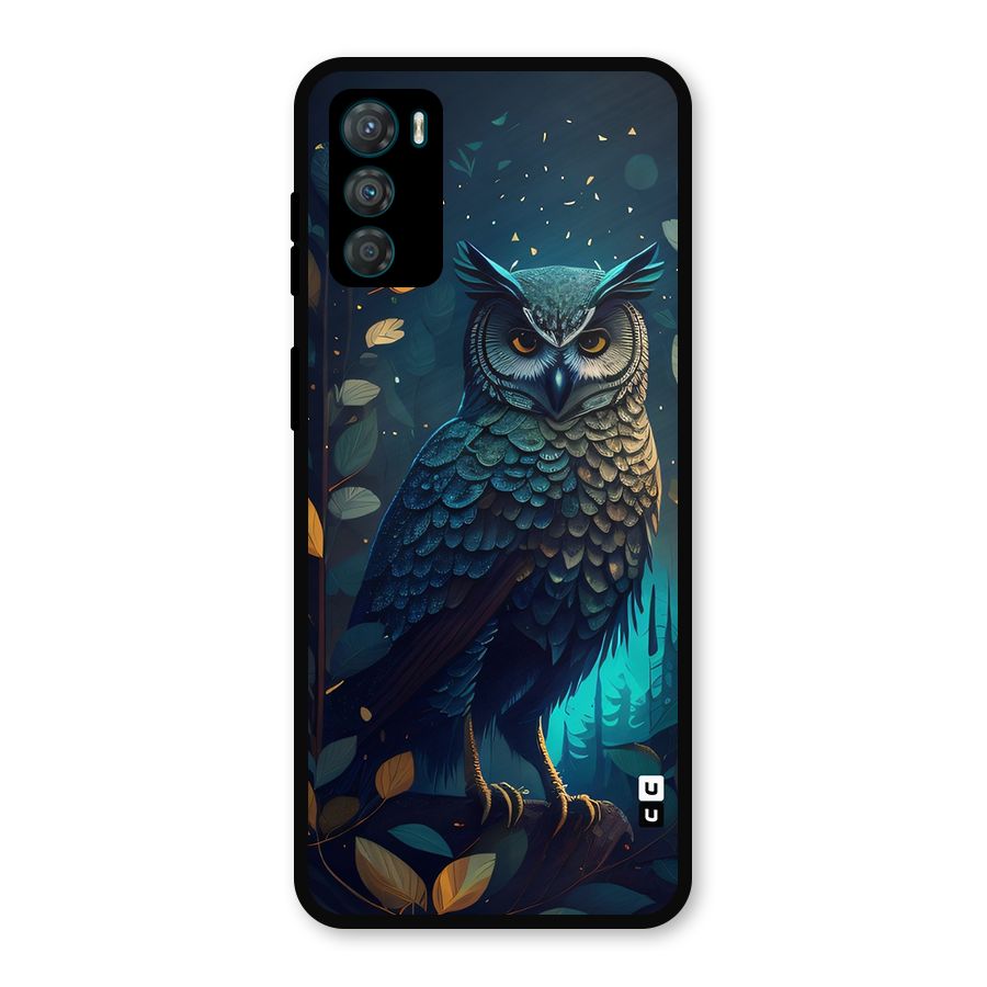 The Cunning Owl Metal Back Case for Moto G42