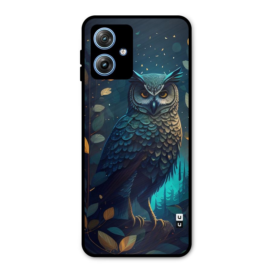 The Cunning Owl Metal Back Case for Moto G54