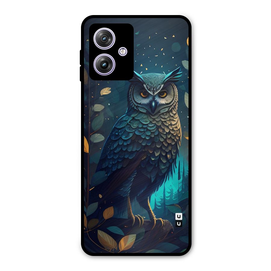The Cunning Owl Metal Back Case for Moto G64