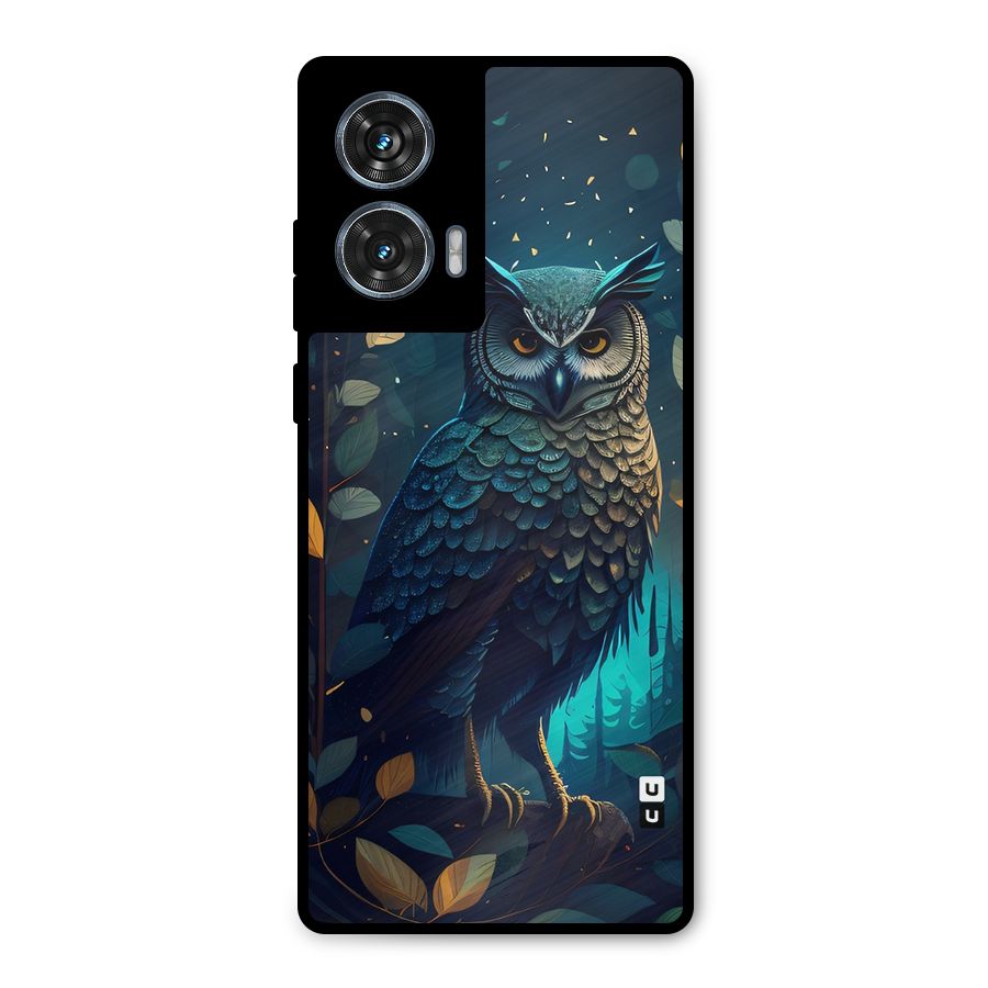 The Cunning Owl Metal Back Case for Motorola Edge 50 Fusion