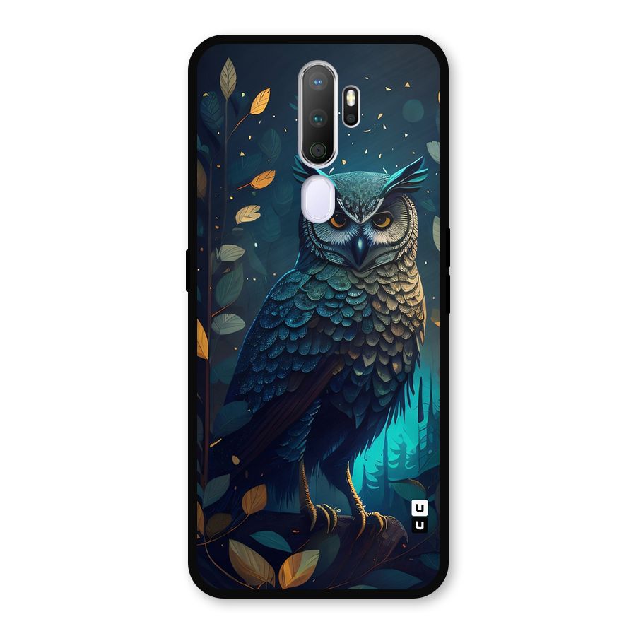 The Cunning Owl Metal Back Case for Oppo A9 (2020)