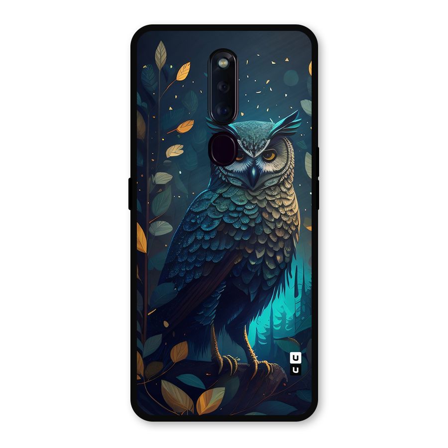 The Cunning Owl Metal Back Case for Oppo F11 Pro