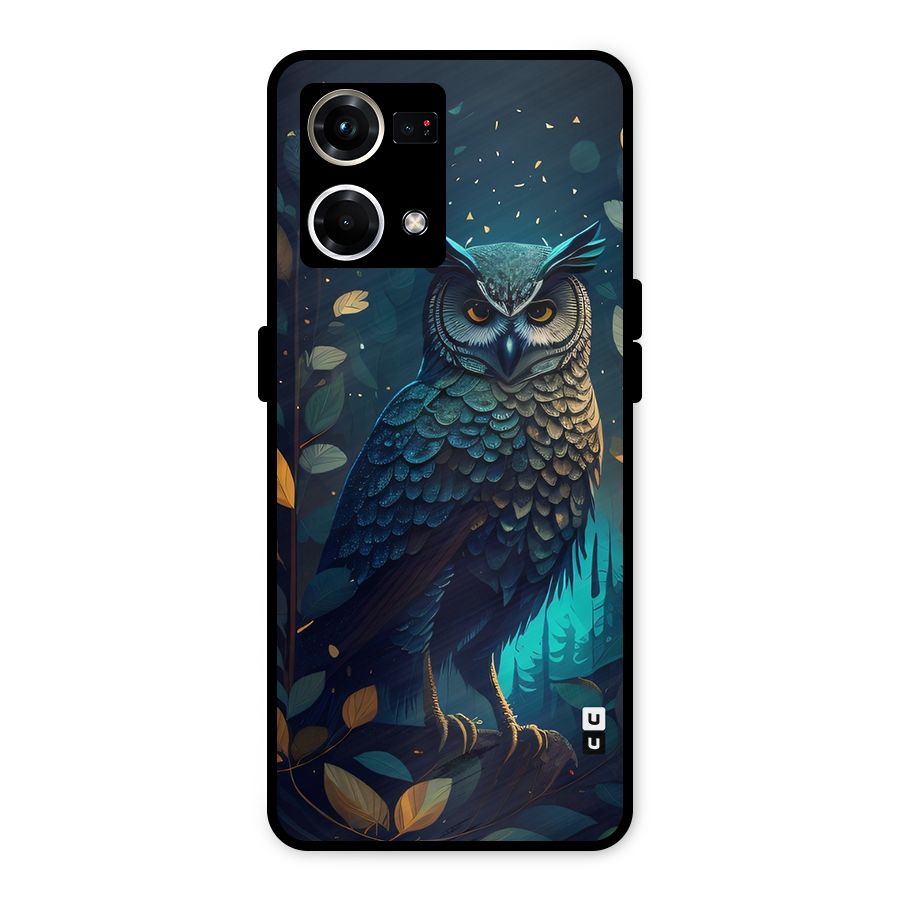 The Cunning Owl Metal Back Case for Oppo F21 Pro 4G