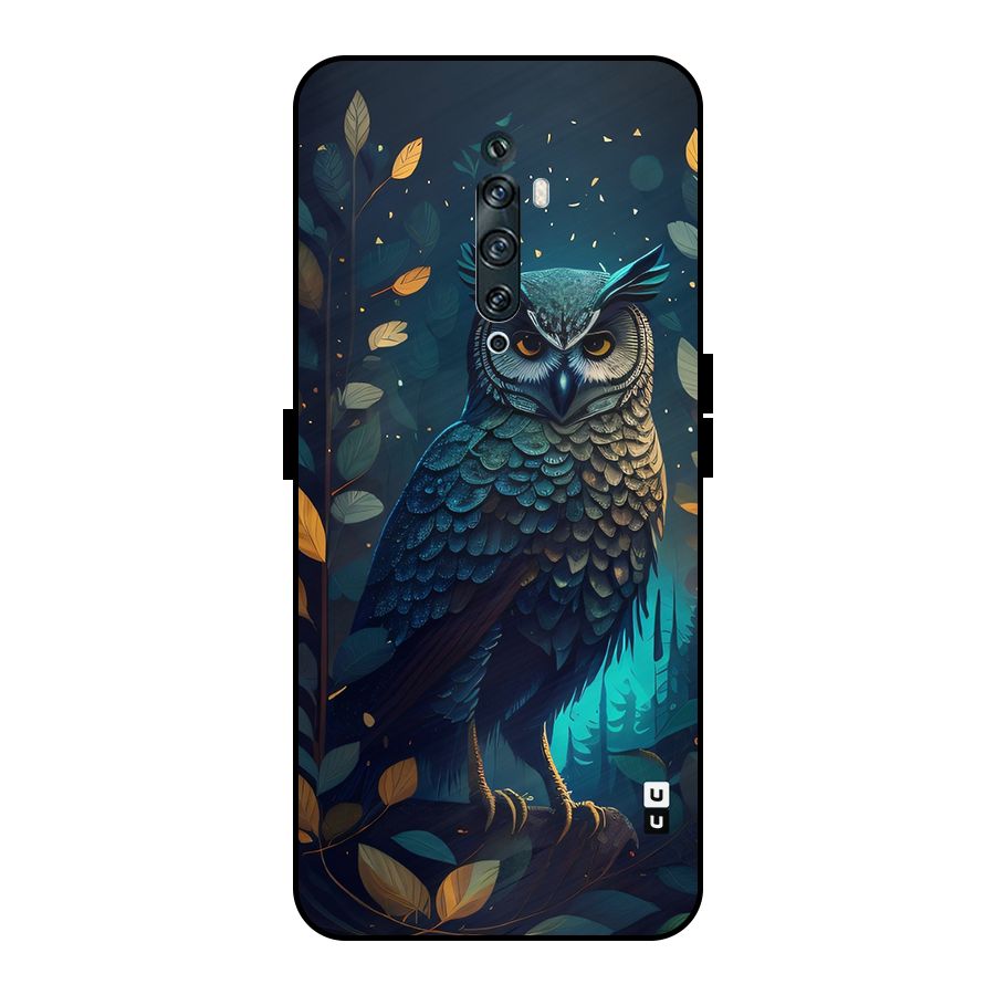 The Cunning Owl Metal Back Case for Oppo Reno2 Z