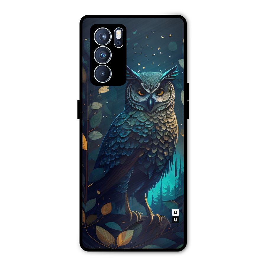 The Cunning Owl Metal Back Case for Oppo Reno6 Pro 5G