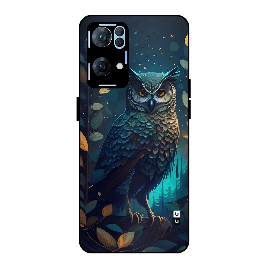 The Cunning Owl Metal Back Case for Oppo Reno7 Pro 5G