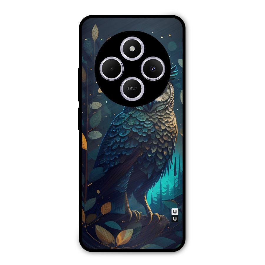 The Cunning Owl Metal Back Case for Poco C75 5G