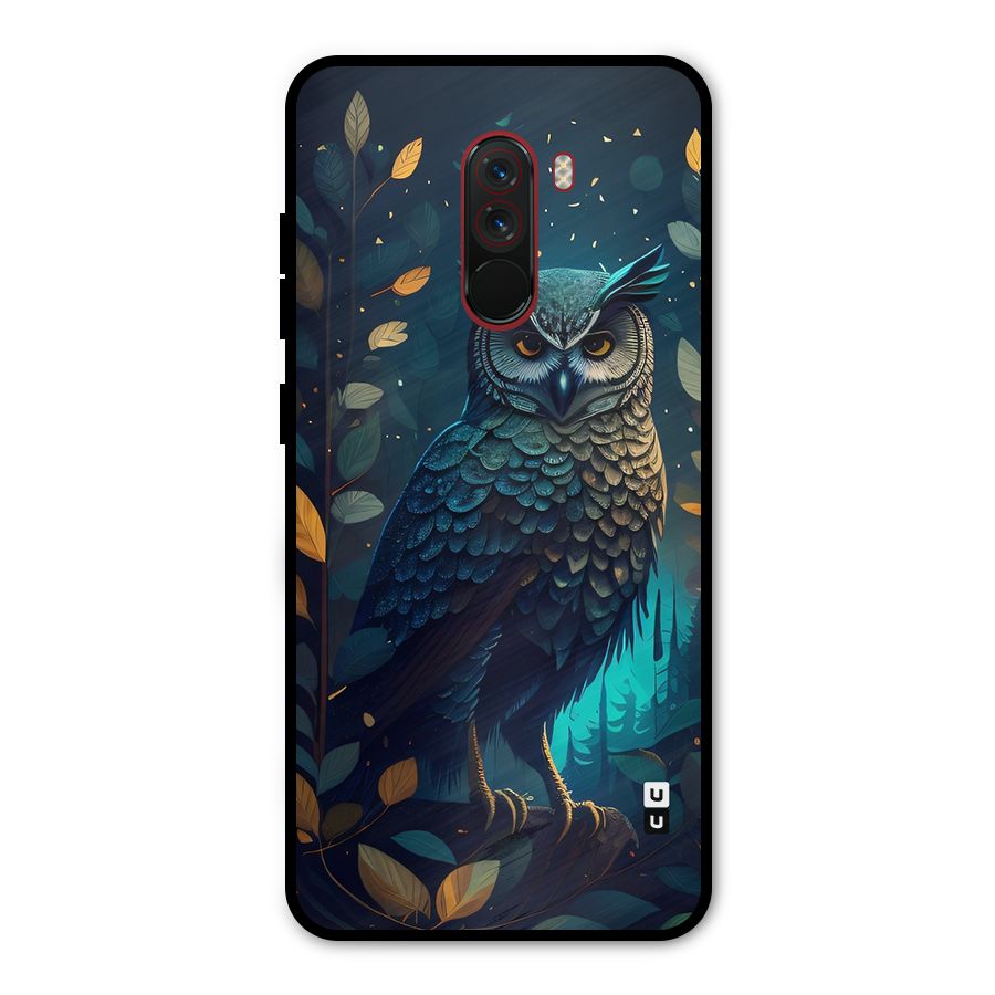 The Cunning Owl Metal Back Case for Poco F1
