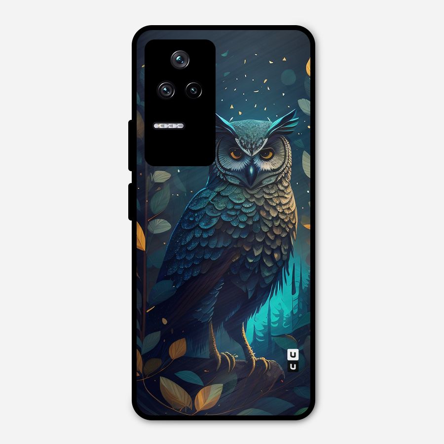 The Cunning Owl Metal Back Case for Poco F4 5G