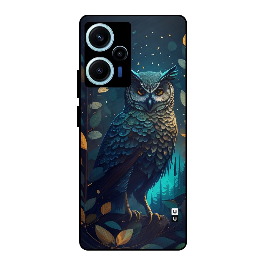 The Cunning Owl Metal Back Case for Poco F5