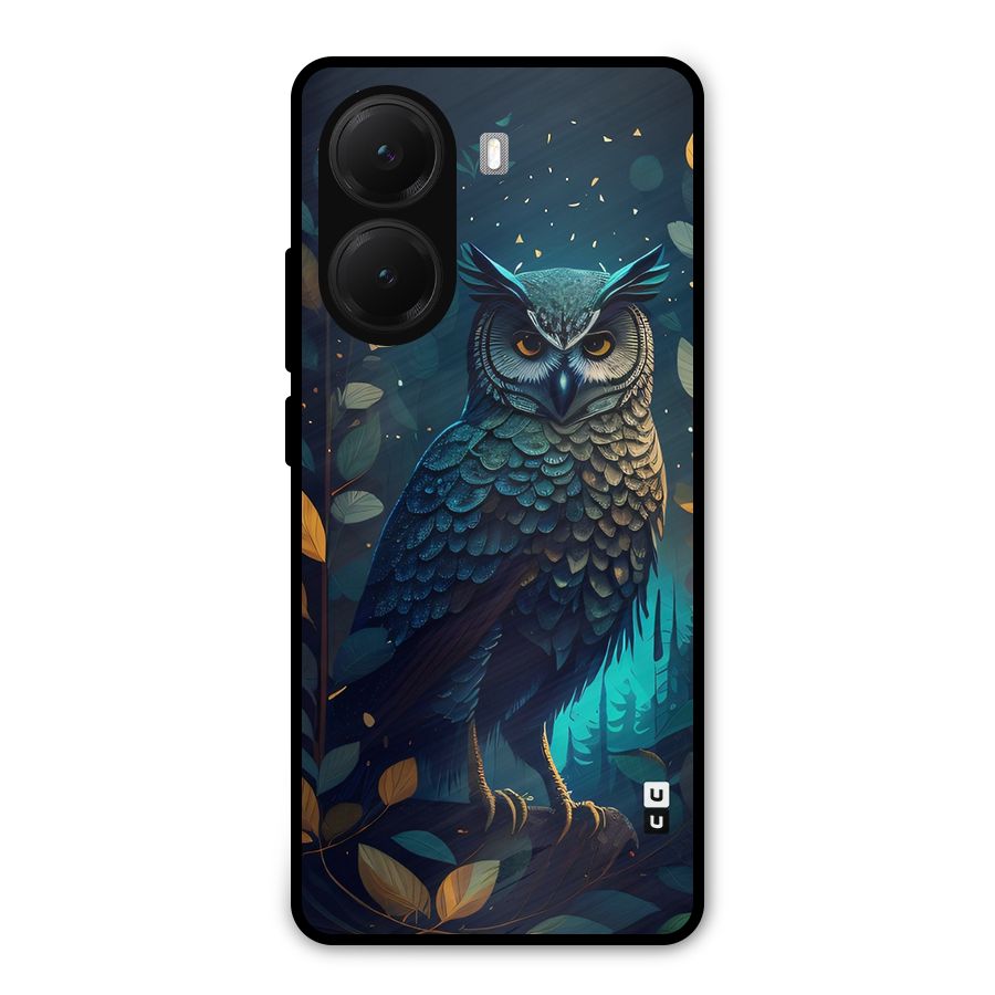 The Cunning Owl Metal Back Case for Poco X7 Pro