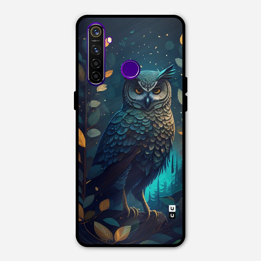 The Cunning Owl Metal Back Case for Realme 5 Pro