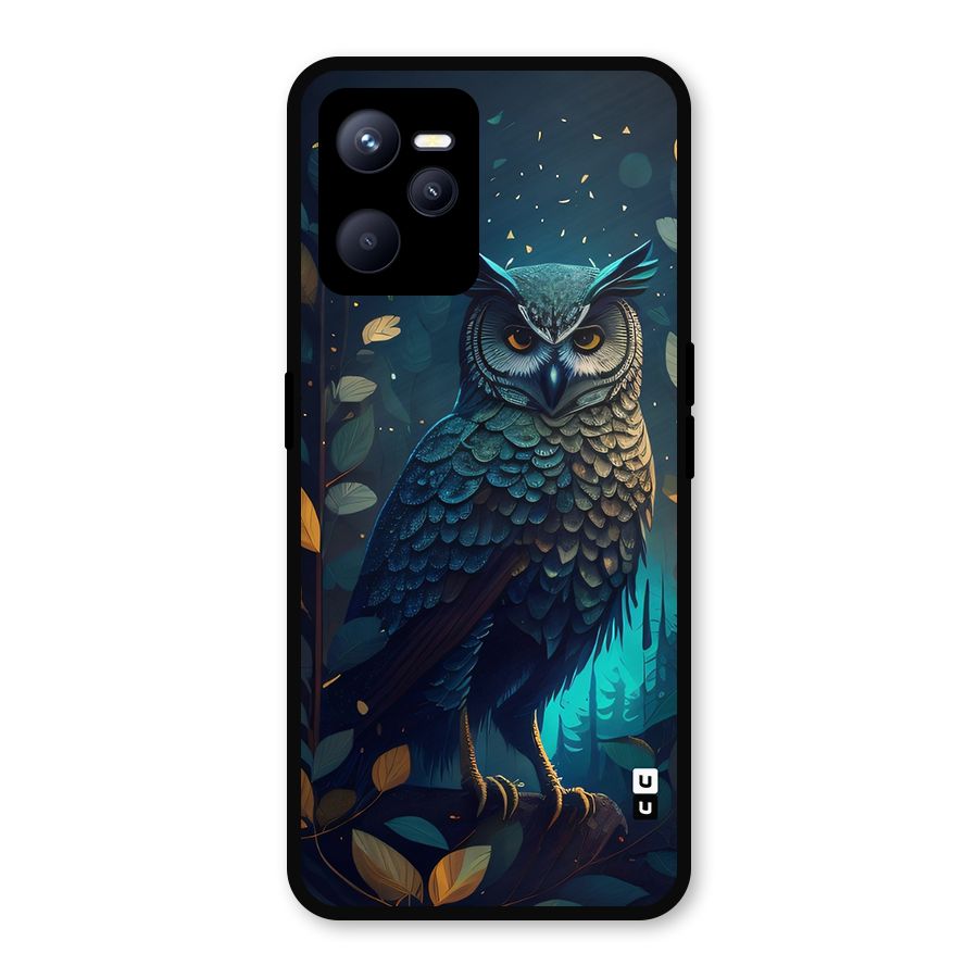 The Cunning Owl Metal Back Case for Realme C35