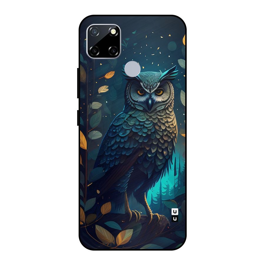 The Cunning Owl Metal Back Case for Realme Narzo 20