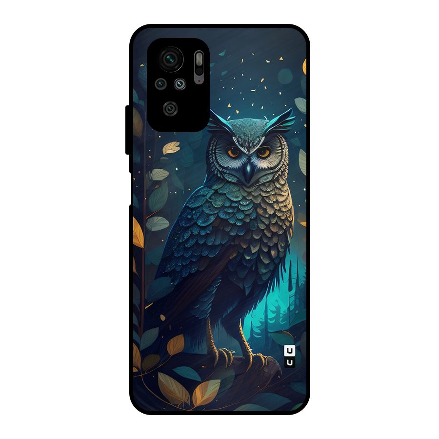 The Cunning Owl Metal Back Case for Redmi Note 11 SE