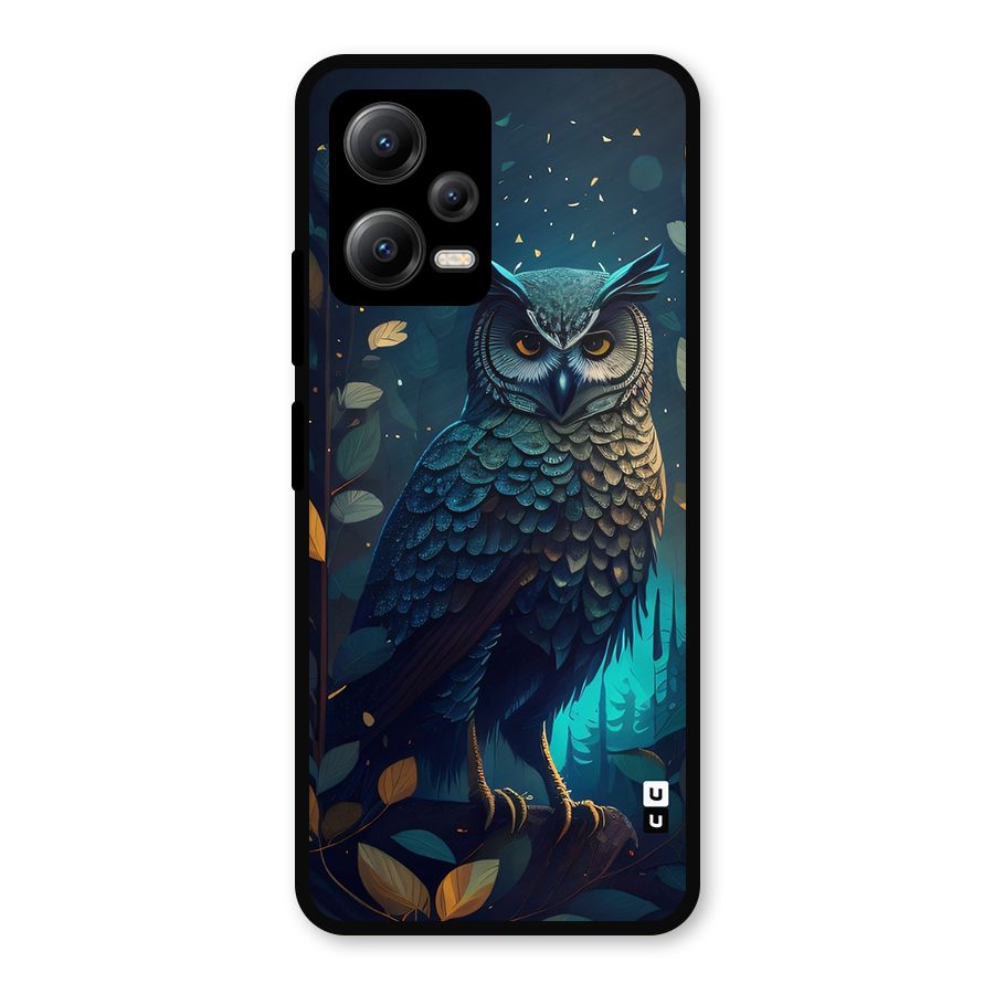 The Cunning Owl Metal Back Case for Redmi Note 12 5G