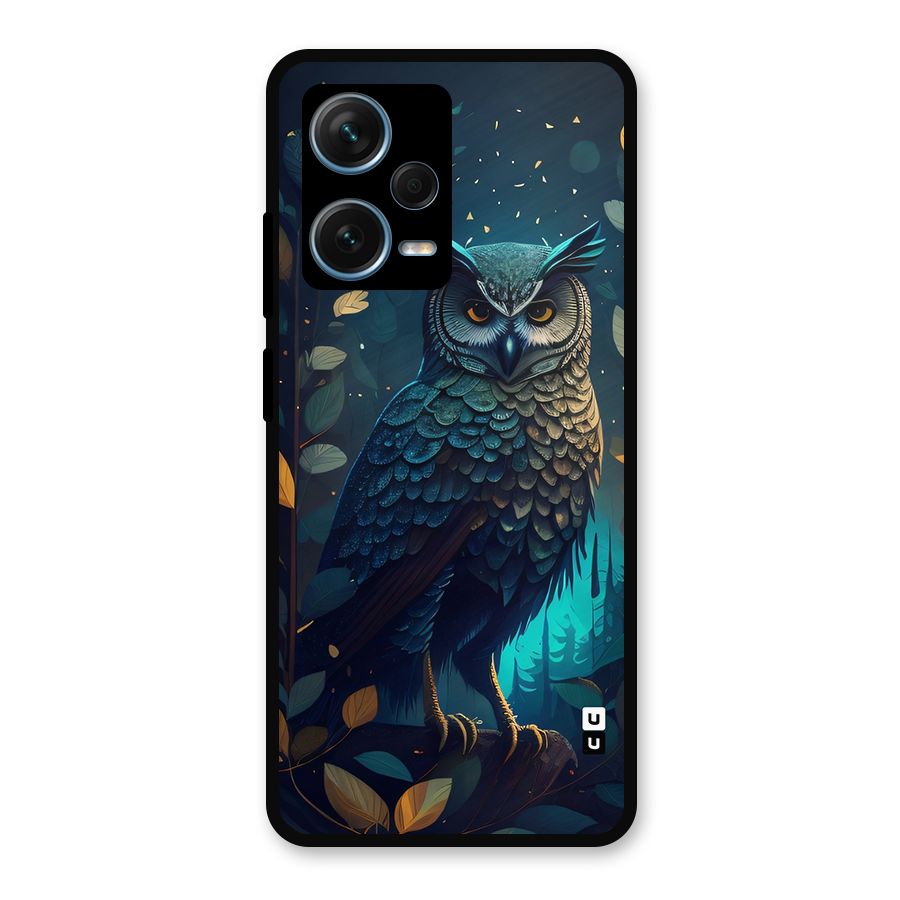 The Cunning Owl Metal Back Case for Redmi Note 12 Pro Plus 5G