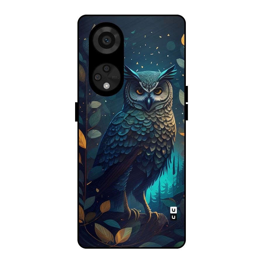 The Cunning Owl Metal Back Case for Reno8 T 5G