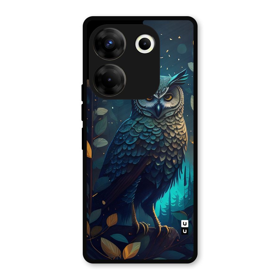 The Cunning Owl Metal Back Case for Tecno Camon 20