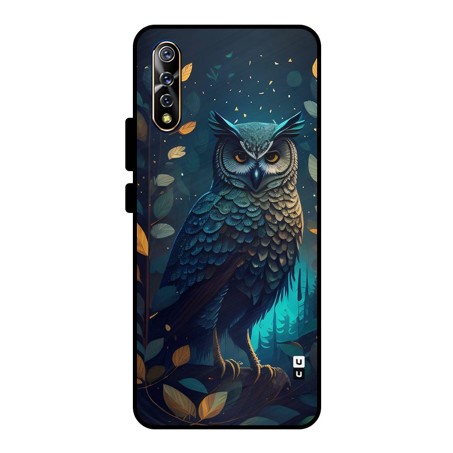 The Cunning Owl Metal Back Case for Vivo S1