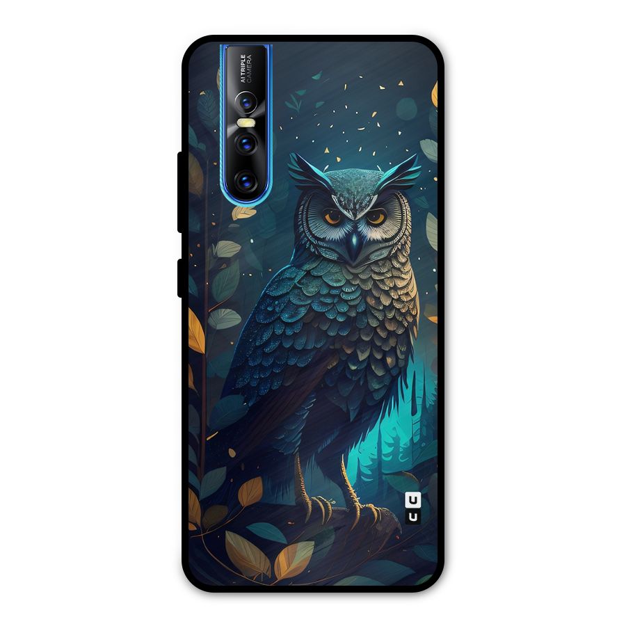 The Cunning Owl Metal Back Case for Vivo V15 Pro