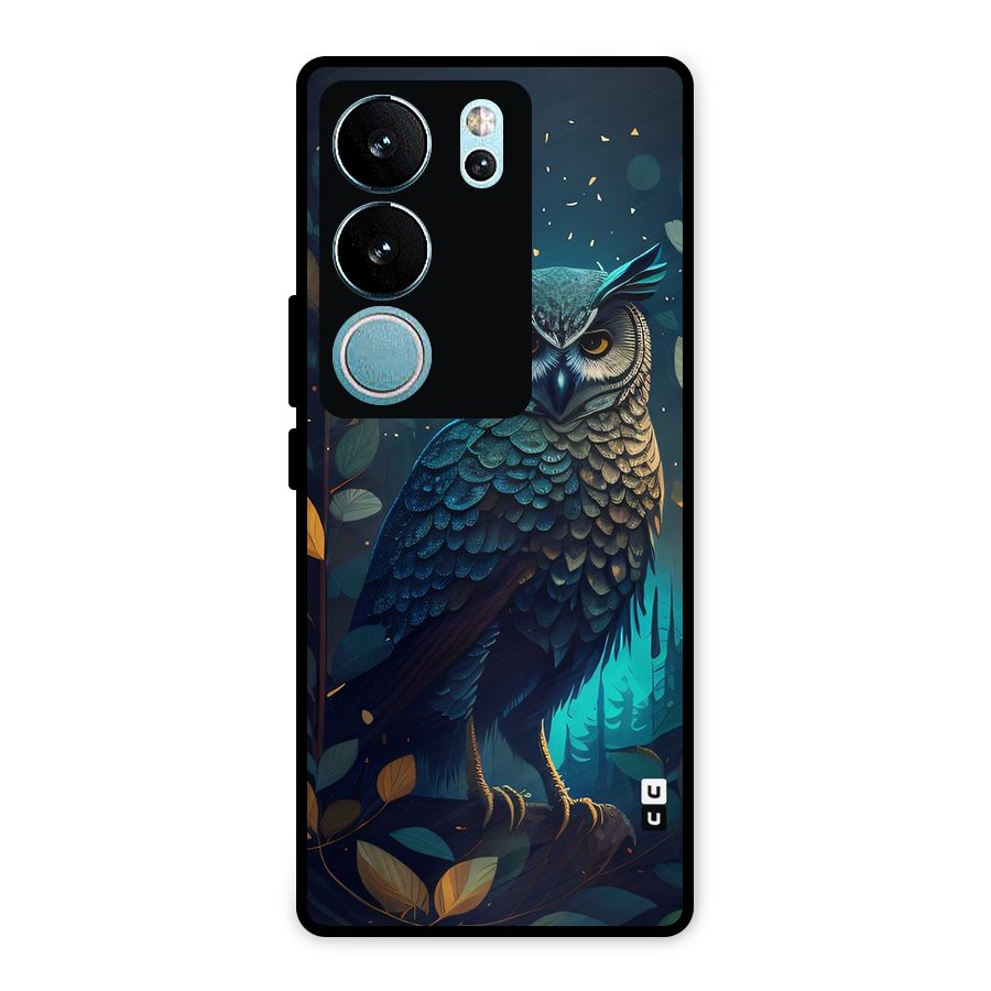 The Cunning Owl Metal Back Case for Vivo V29