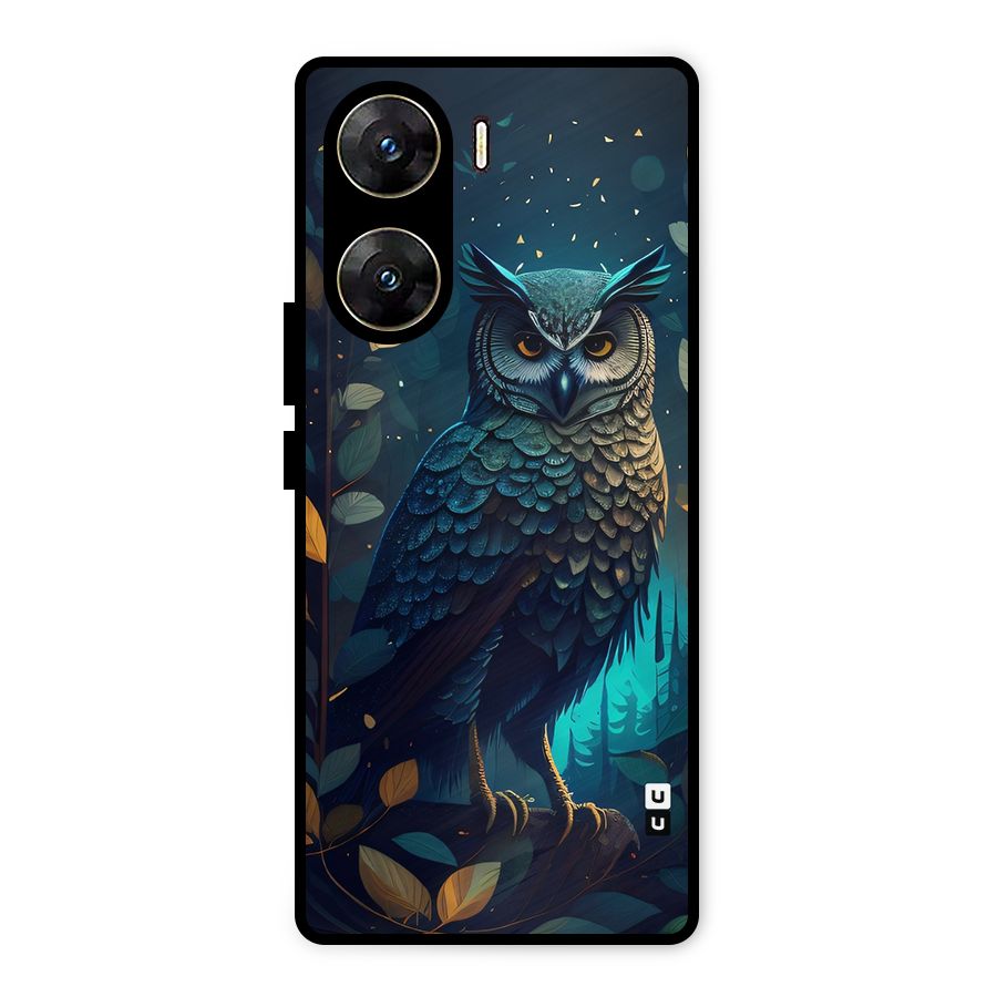 The Cunning Owl Metal Back Case for Vivo V29e