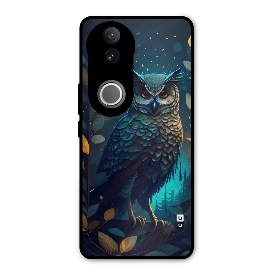 The Cunning Owl Metal Back Case for Vivo V50e