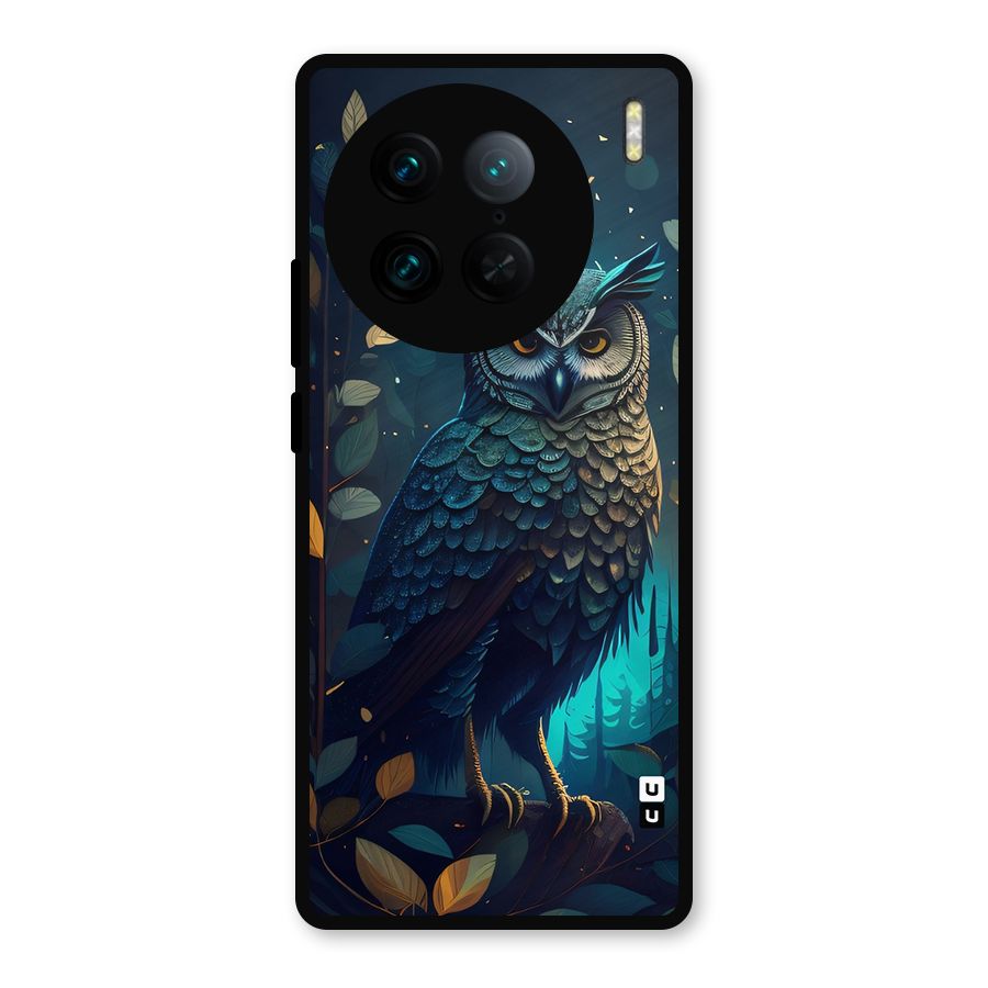 The Cunning Owl Metal Back Case for Vivo X90 Pro