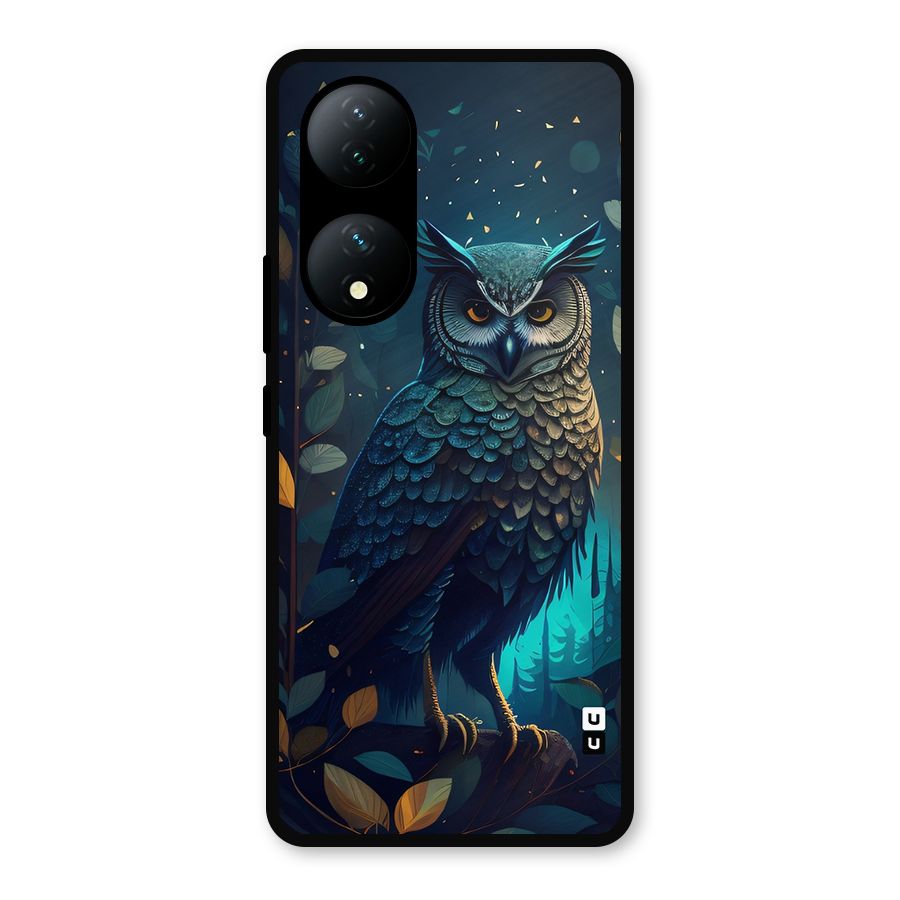 The Cunning Owl Metal Back Case for Vivo Y100a