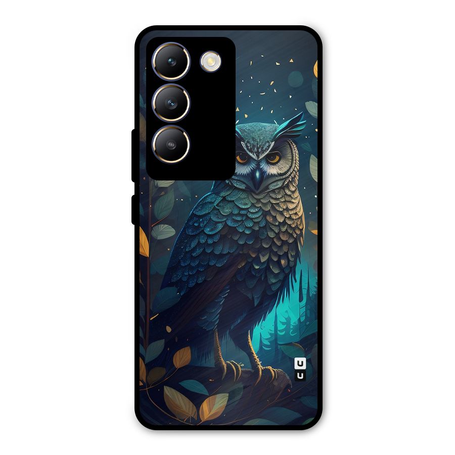 The Cunning Owl Metal Back Case for Vivo Y200e