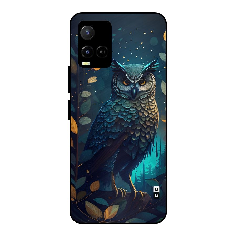 The Cunning Owl Metal Back Case for Vivo Y21