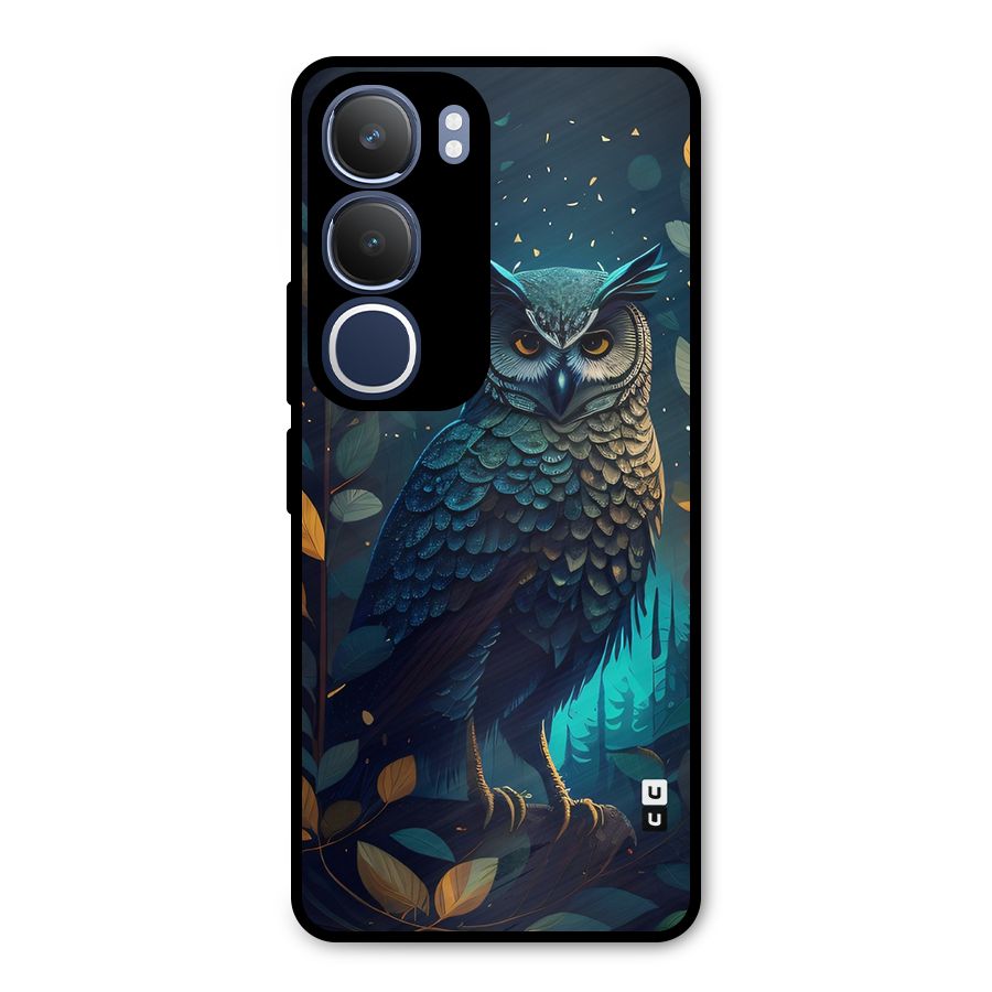 The Cunning Owl Metal Back Case for Vivo Y29