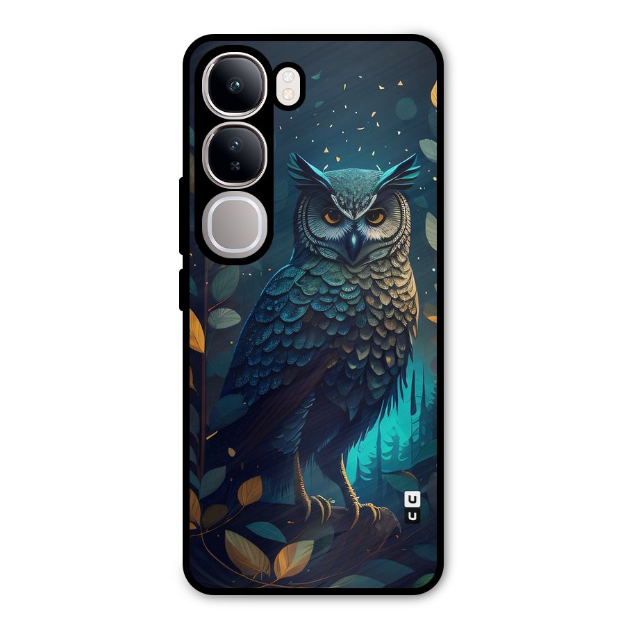 The Cunning Owl Metal Back Case for Vivo Y300