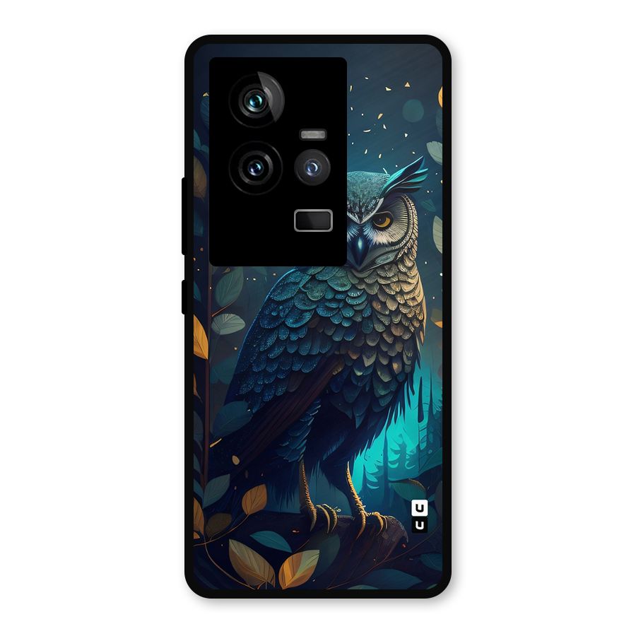 The Cunning Owl Metal Back Case for iQOO 11 5G