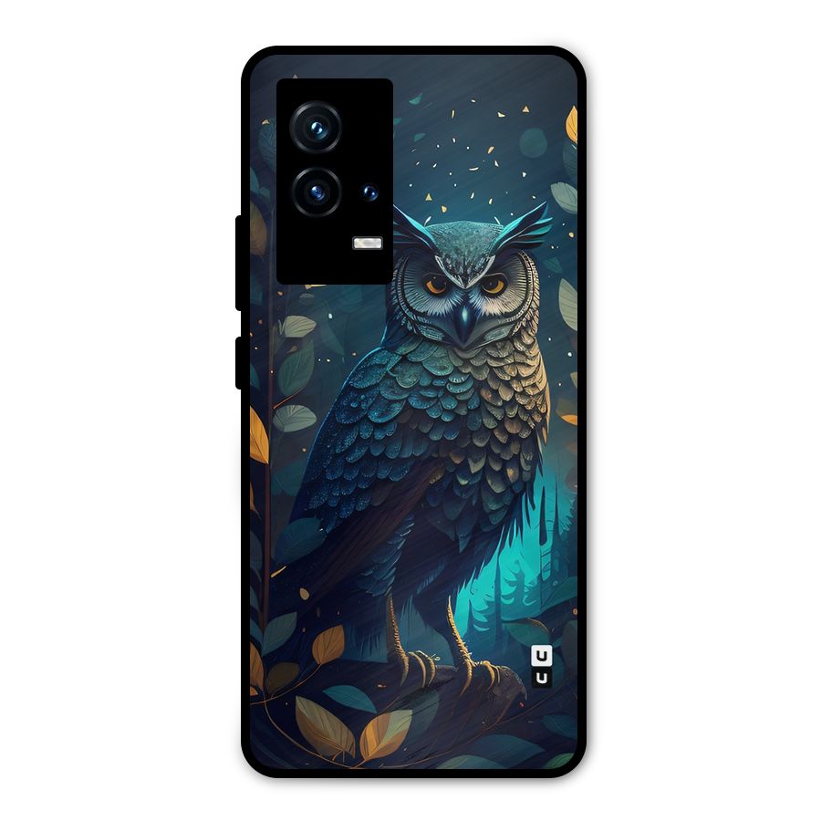 The Cunning Owl Metal Back Case for iQOO 9 5G