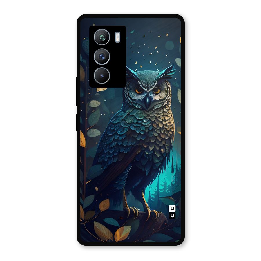 The Cunning Owl Metal Back Case for iQOO 9 SE
